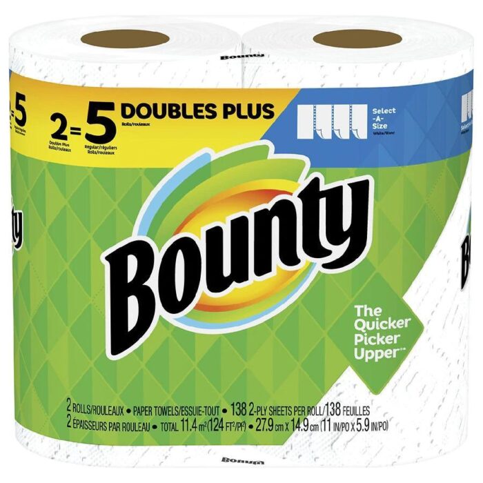 Bounty Paper Towel SAS 2=5 Doubles Plus