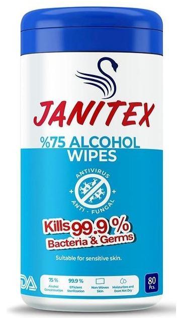 Janitex Alcohol Wipes 80ct.