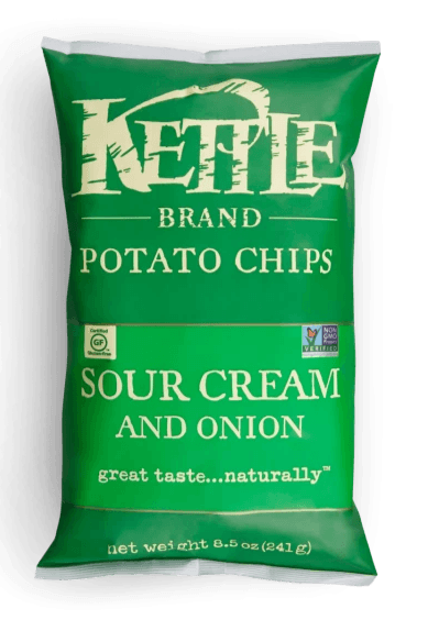 Kettle Chips Sour Cream Onion 5oz.