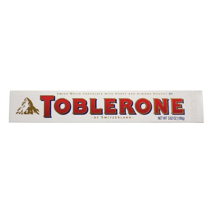 Toblerone White Chocolate 3.52oz.