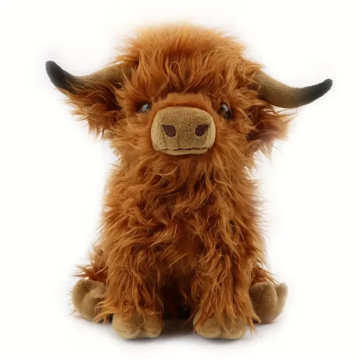 Cute Highland Cattle Plush Toy