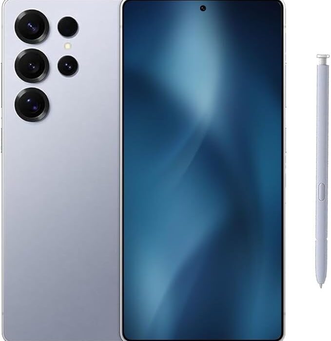 SAMSUNG Galaxy S25 Ultra SM-S938B/DS 512GB 12GB RAM AI Smartphone, Factory Unlocked, Global Model - Titanium Silverblue