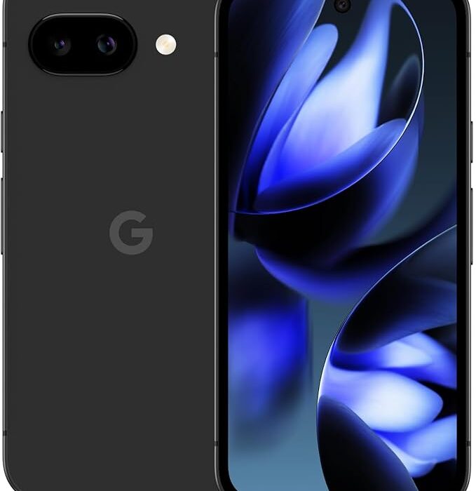 Google Pixel 9a with Gemini - Unlocked Android Smartphone with Incredible Camera and AI Photo Editing, All-Day Battery, and Powerful Security - Obsidian - 128 GB